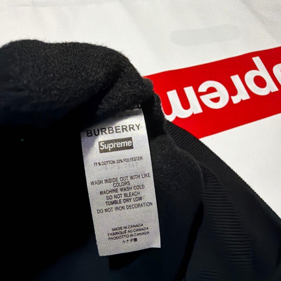 トップス Supreme / Burberry Box Logo Hooded M
