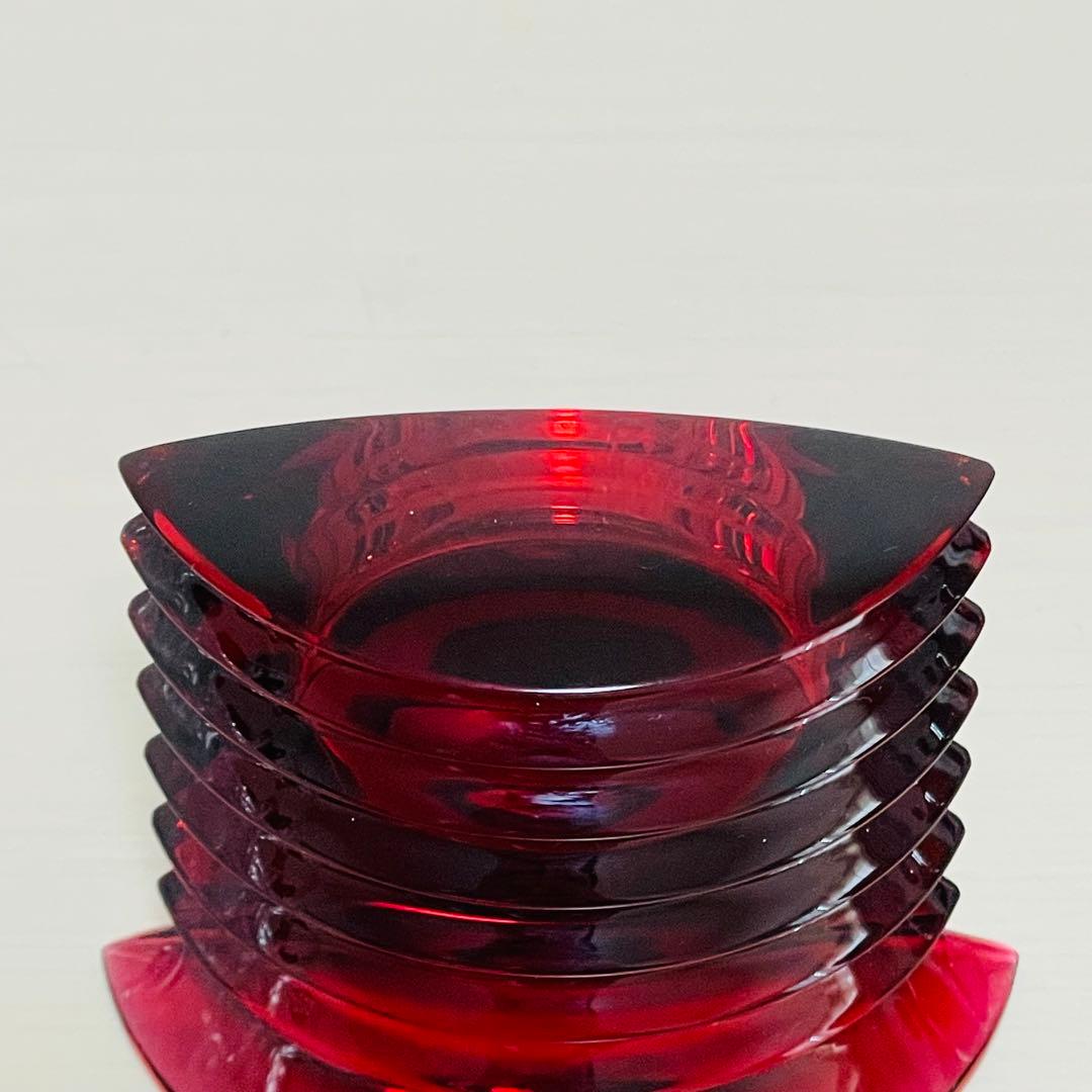 Baccarat バカラ ラランドクロック レッド 赤 置き時計