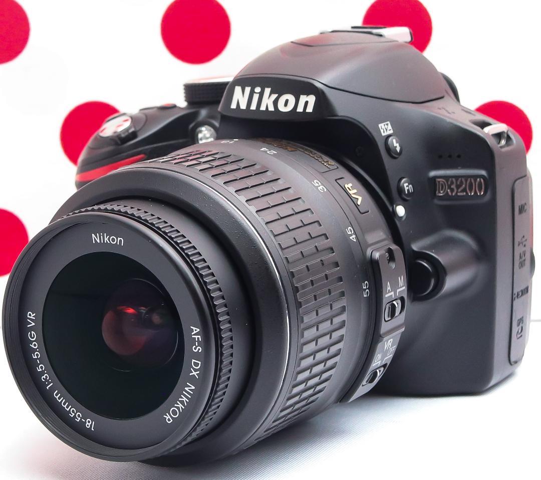 ニコン Nikon D3200❤スマホ転送❤デジタル一眼レフ❤初心者おすすめ