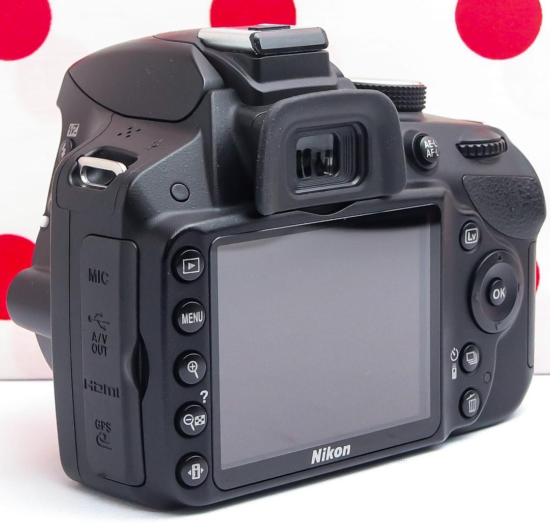 ニコン Nikon D3200❤スマホ転送❤デジタル一眼レフ❤初心者おすすめ