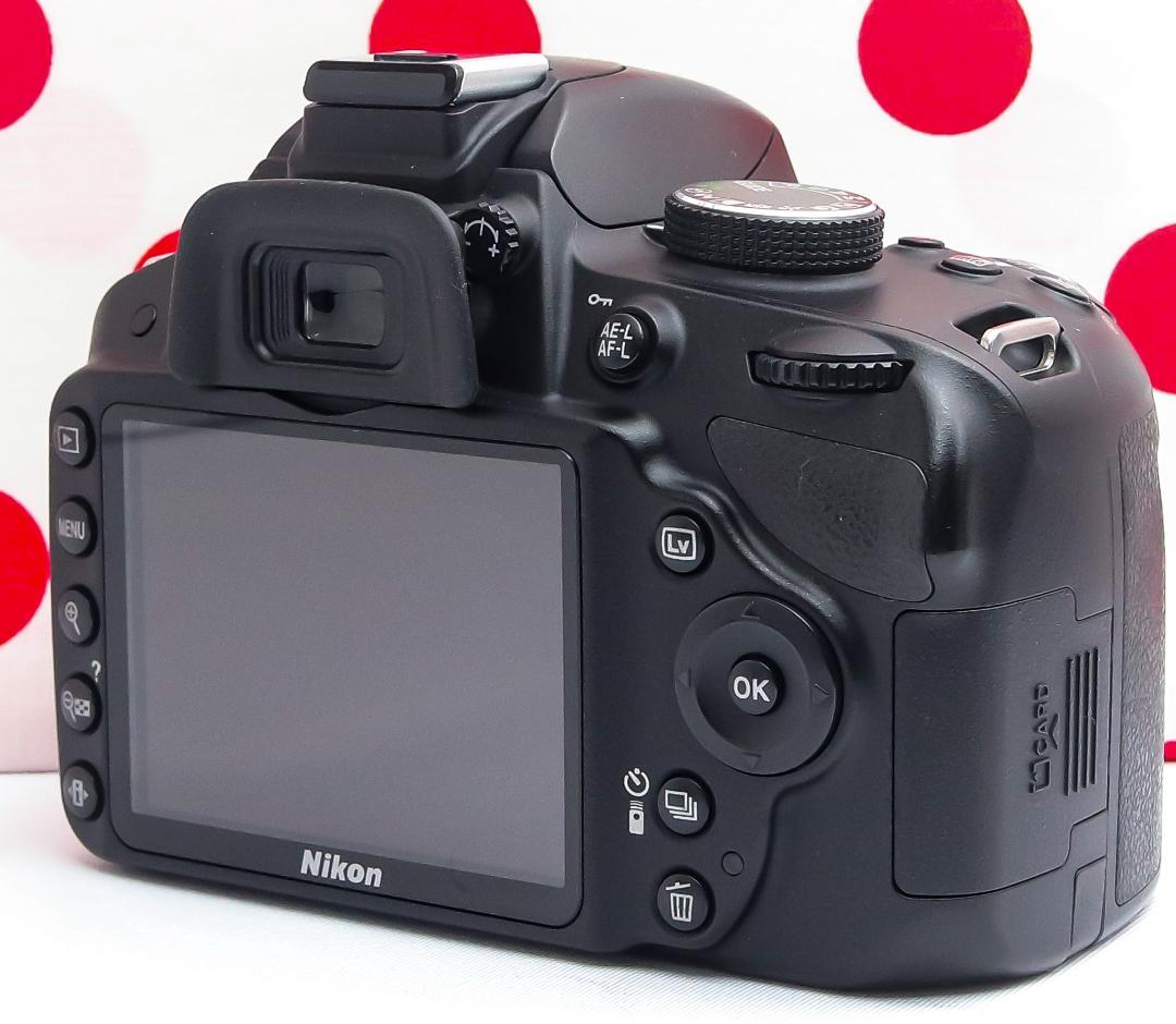 ニコン Nikon D3200❤スマホ転送❤デジタル一眼レフ❤初心者おすすめ