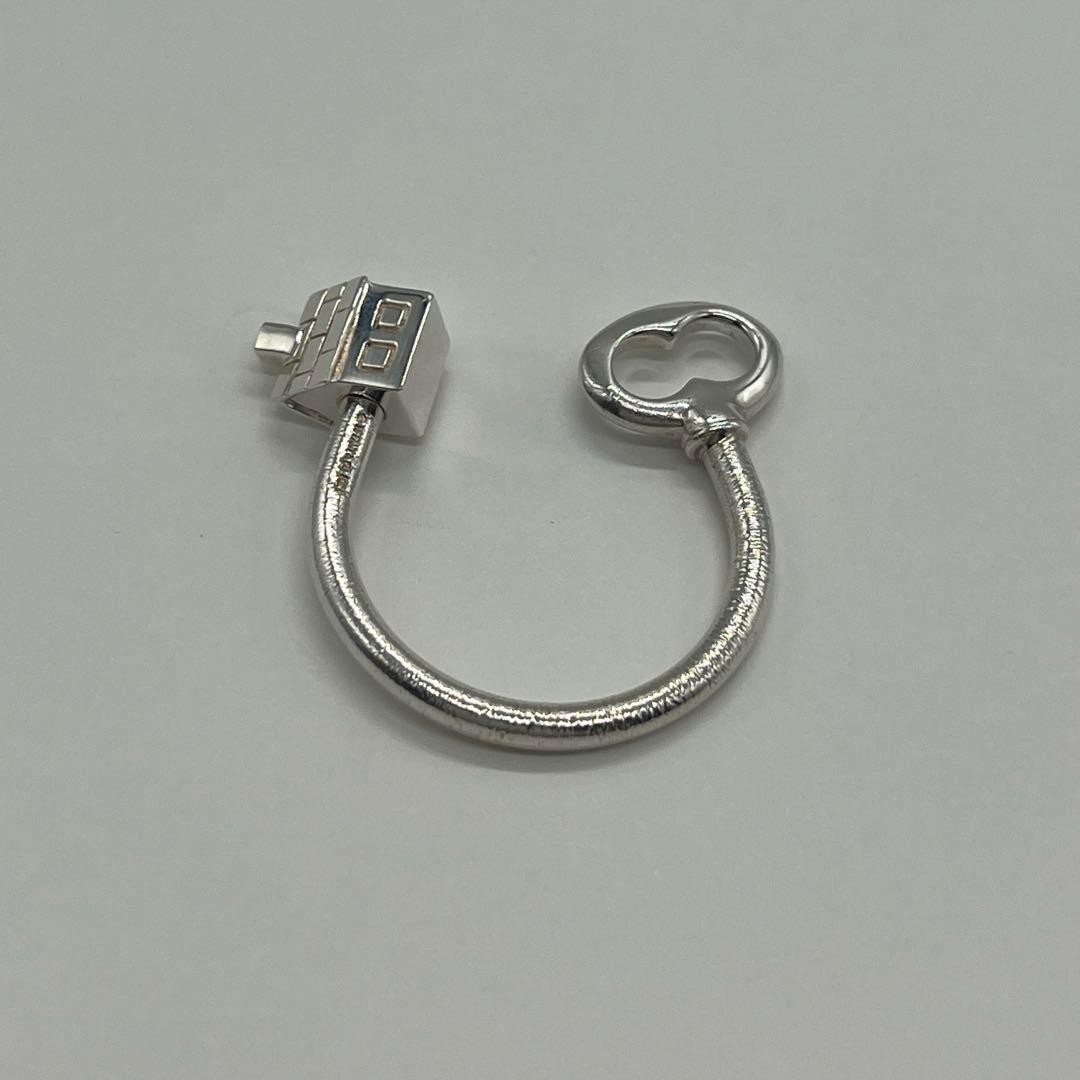 ティファニー TIFFANY&CO ハウスモチーフ キーリング SV925 希少