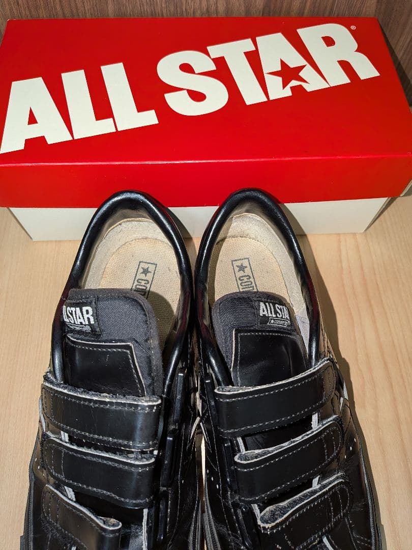 【US8.5】ワンスター　V-3 　黒×黒　 ベルクロ　レザー one star