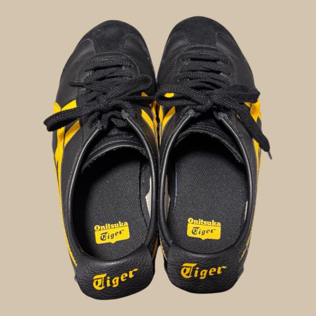 26.5cm Onitsuka Tiger メキシコ66 ブラック/イエロー