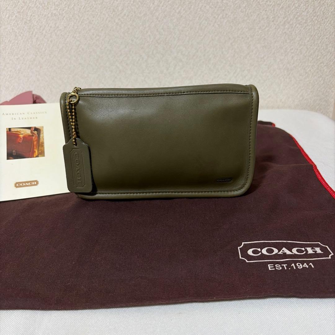 バッグ OLD COACH GLEEN CHUNKY CASE POUCH