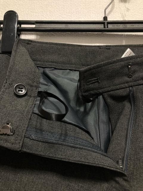 新品☆7号Sグレー系♪プリーツスカート・パンツスーツ♪お仕事☆b363