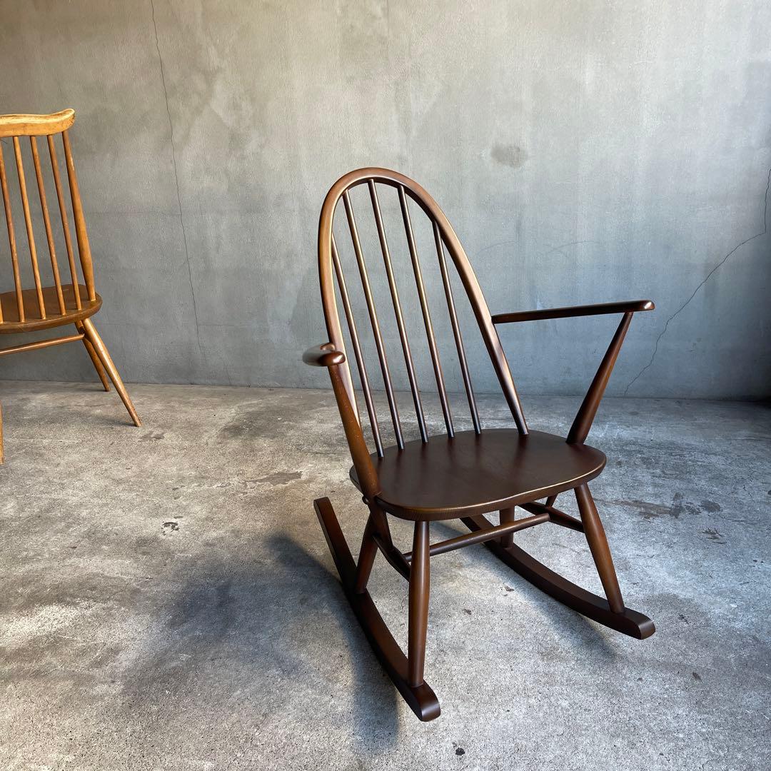 アーコール　クエーカー ロッキングアームチェア　オールド ヴィンテージ