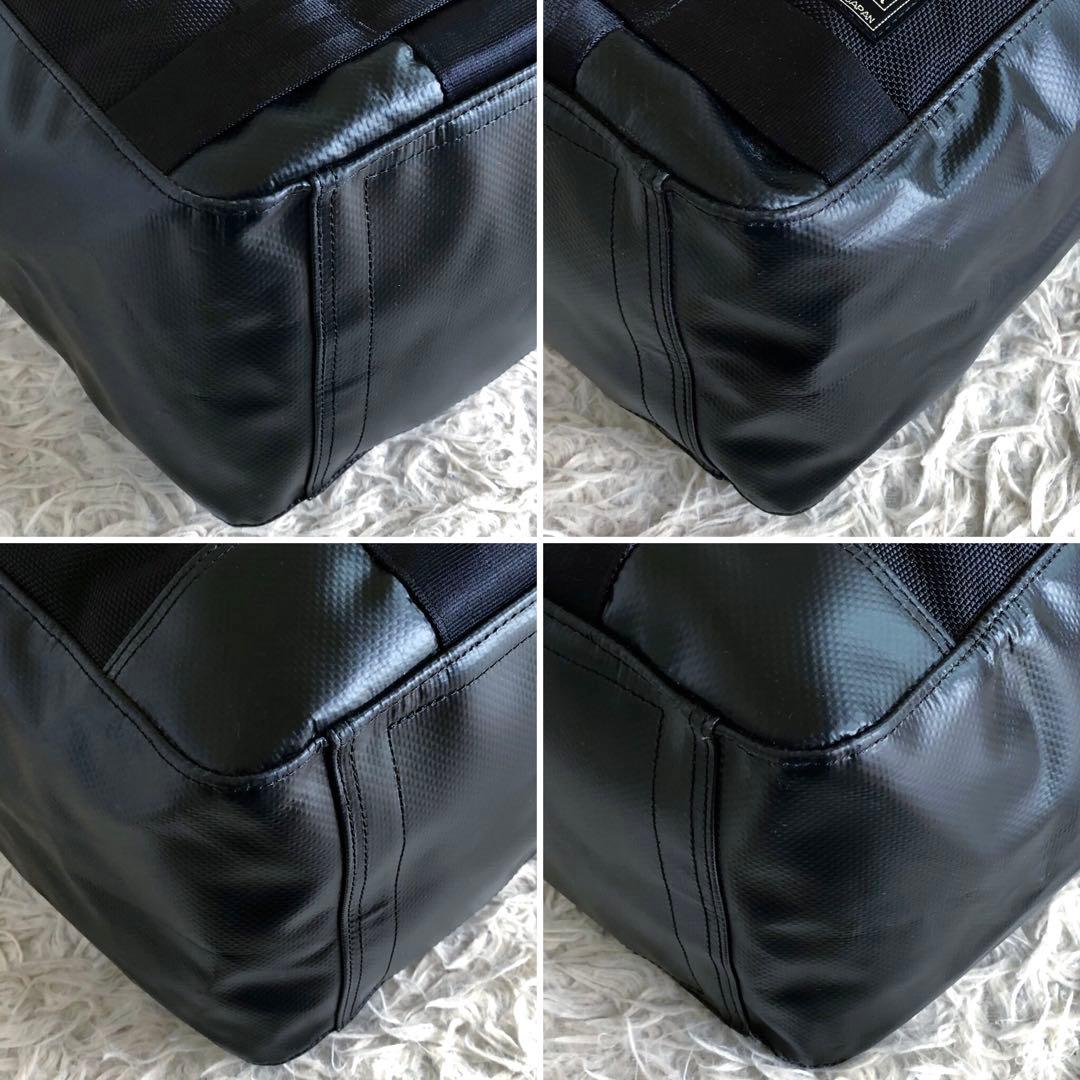 【未使用級 大容量】ポーター　ヒート　 トートバッグ　黒　バリスティックナイロン