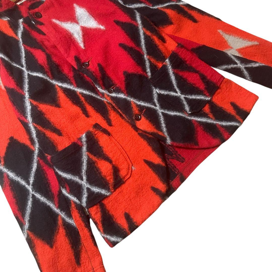 【希少】90’s KAPITAL ネイティブ柄 ジャケット ウールジャケット