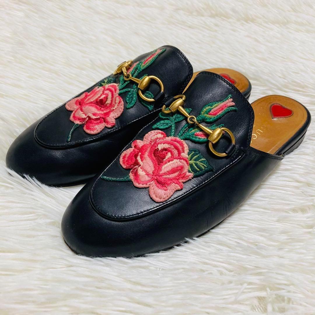 グッチ ホースビット レザー ミュール プリンスタウン 35 T25051003