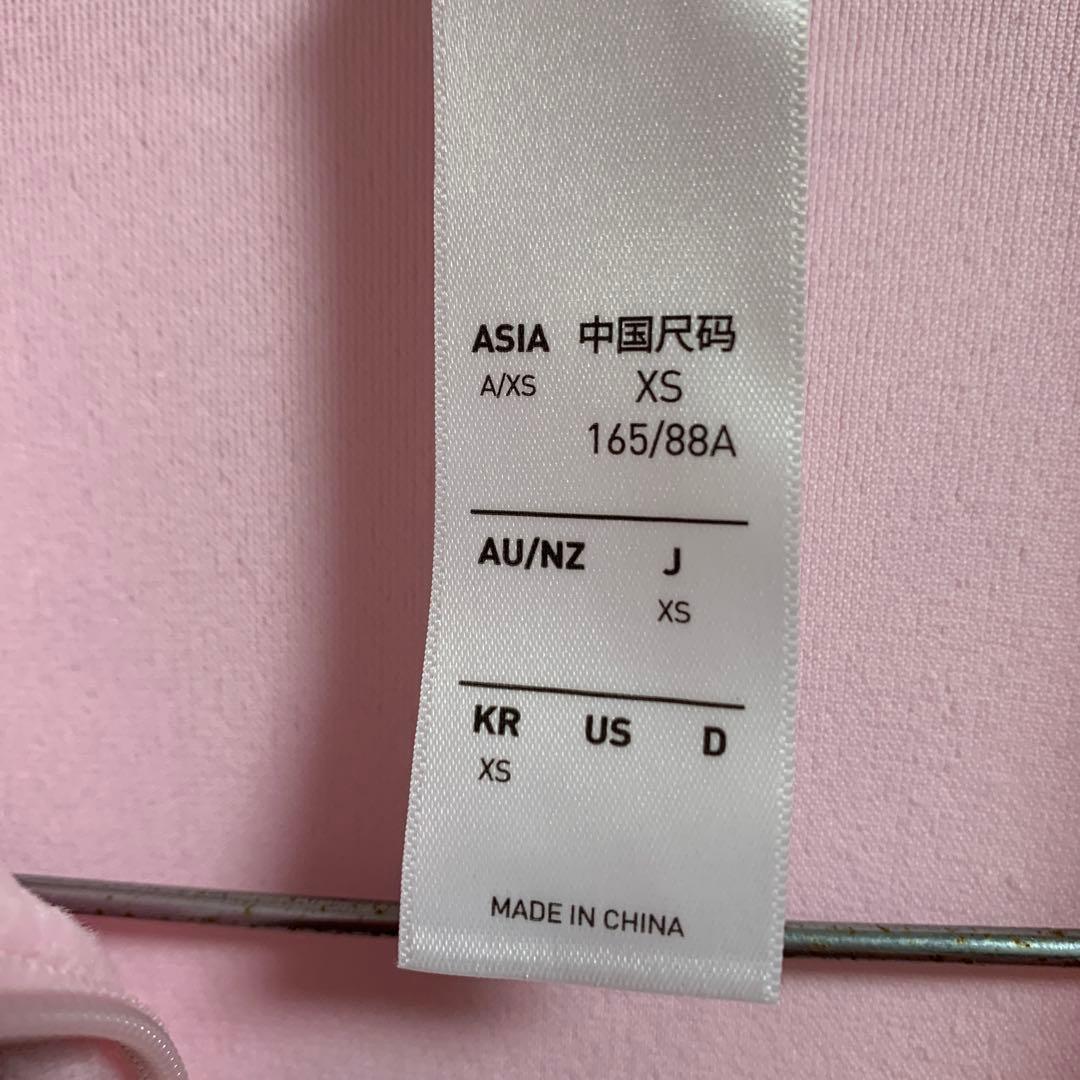 【新品未使用】adidas ベロア トラックジャケット ピンク XS