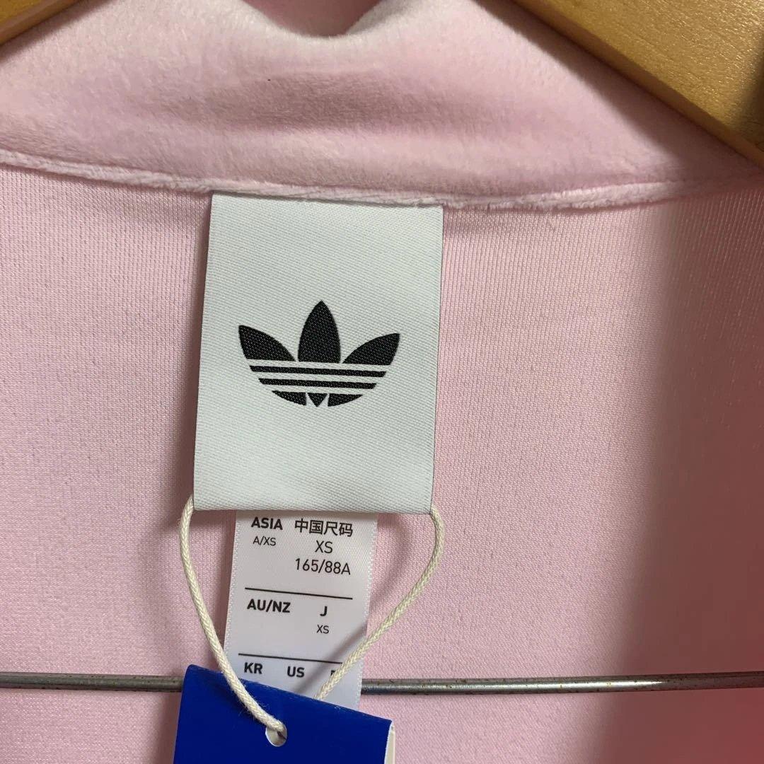 【新品未使用】adidas ベロア トラックジャケット ピンク XS