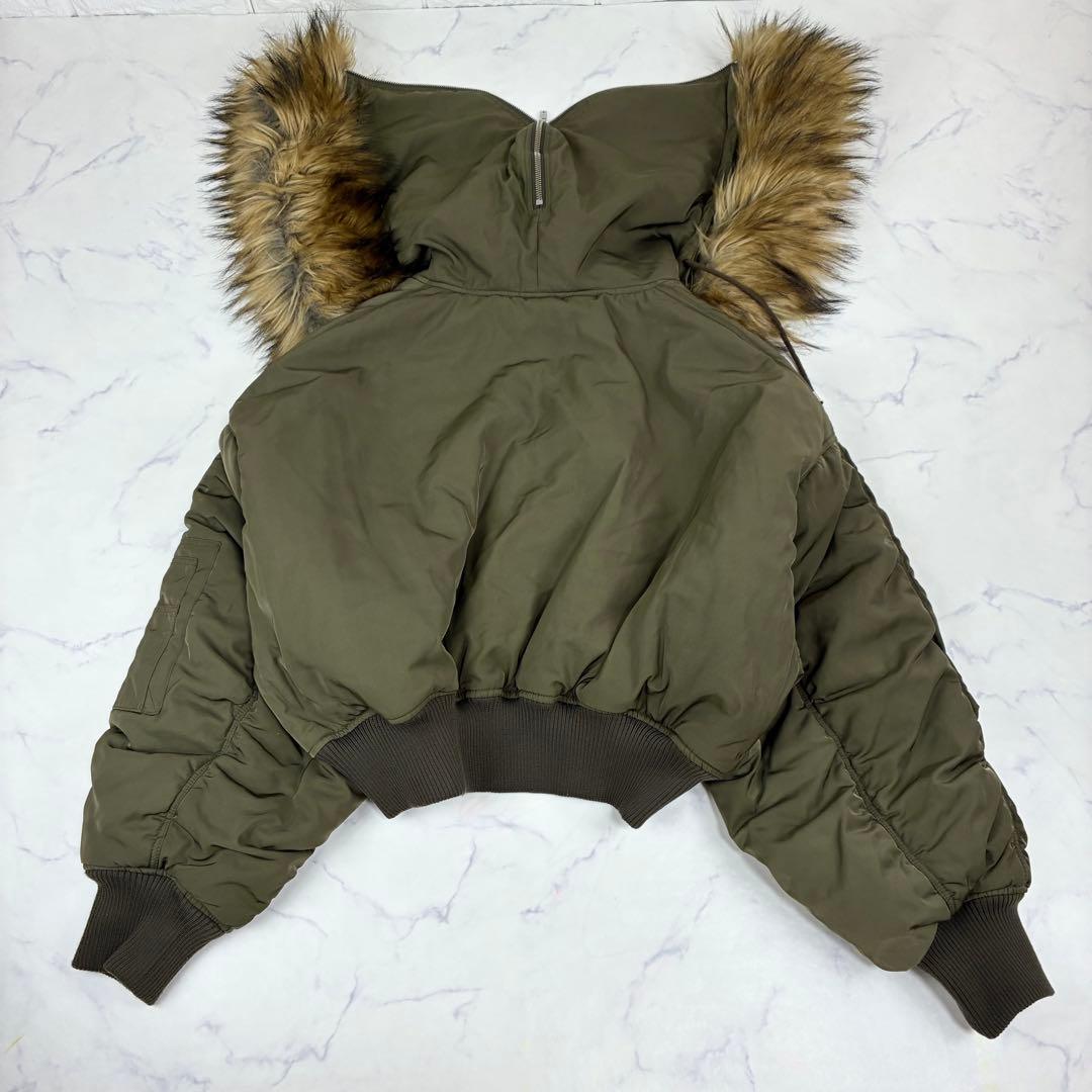 EVRIS　N-2Bシャーリングスリーブ　フライトジャケット 短丈 Y2K