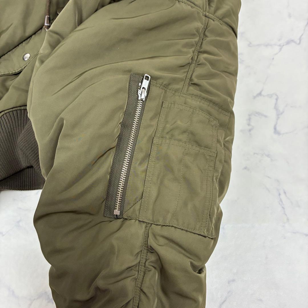 EVRIS　N-2Bシャーリングスリーブ　フライトジャケット 短丈 Y2K