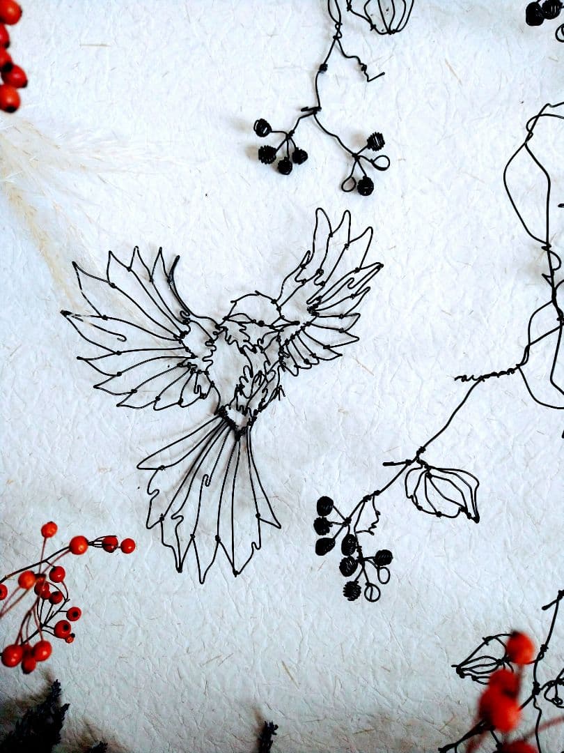 専用ページ　小鳥（サンキライ）鳩　花束　2点セット