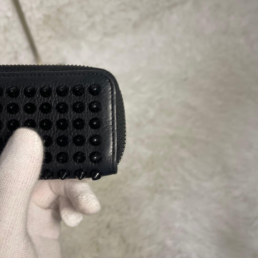 ✨美品✨クリスチャンルブタン スタッズ 黒 キーケース