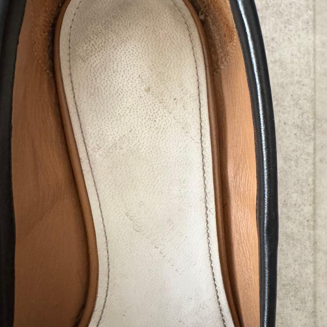 メゾンマルジェラ　TABI　足袋　タビ　パンプス　ヒール　黒　レザー　38