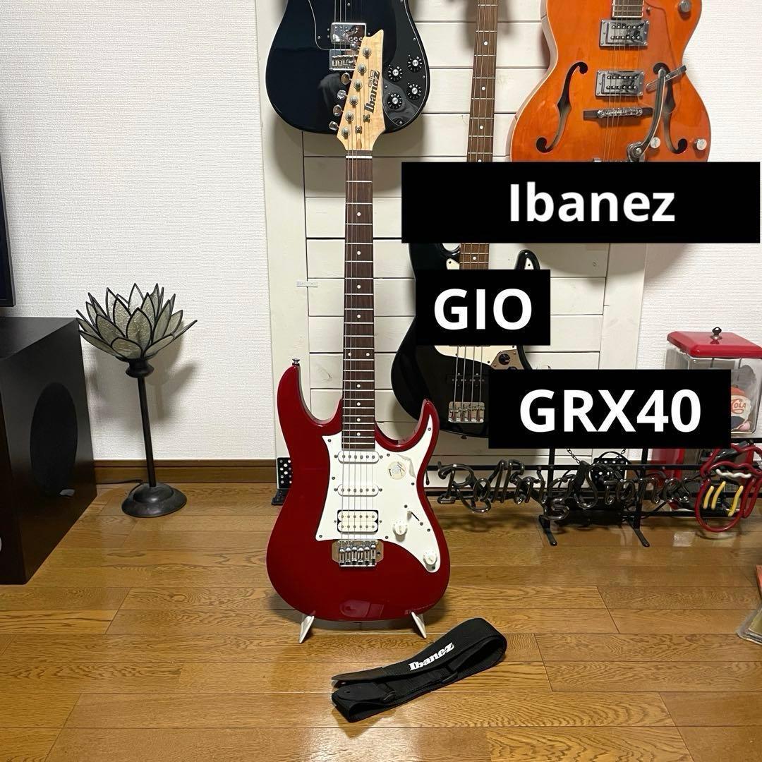 Ibanez GIO GRX40-CA キャンディーレッド 保護フィルムまま