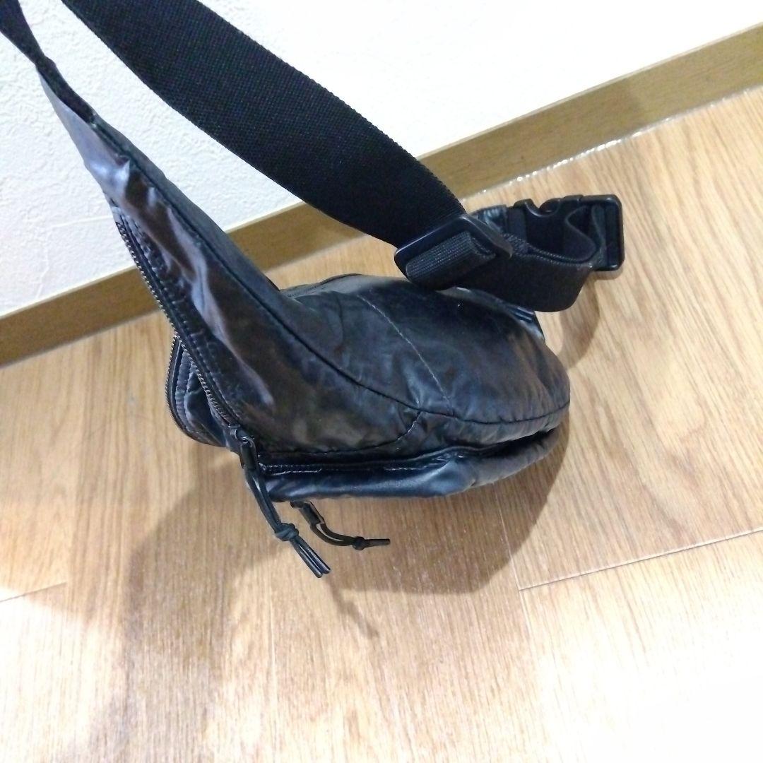 サンローラン　ウエストポーチ　ボディバッグ　ヌックス　黒