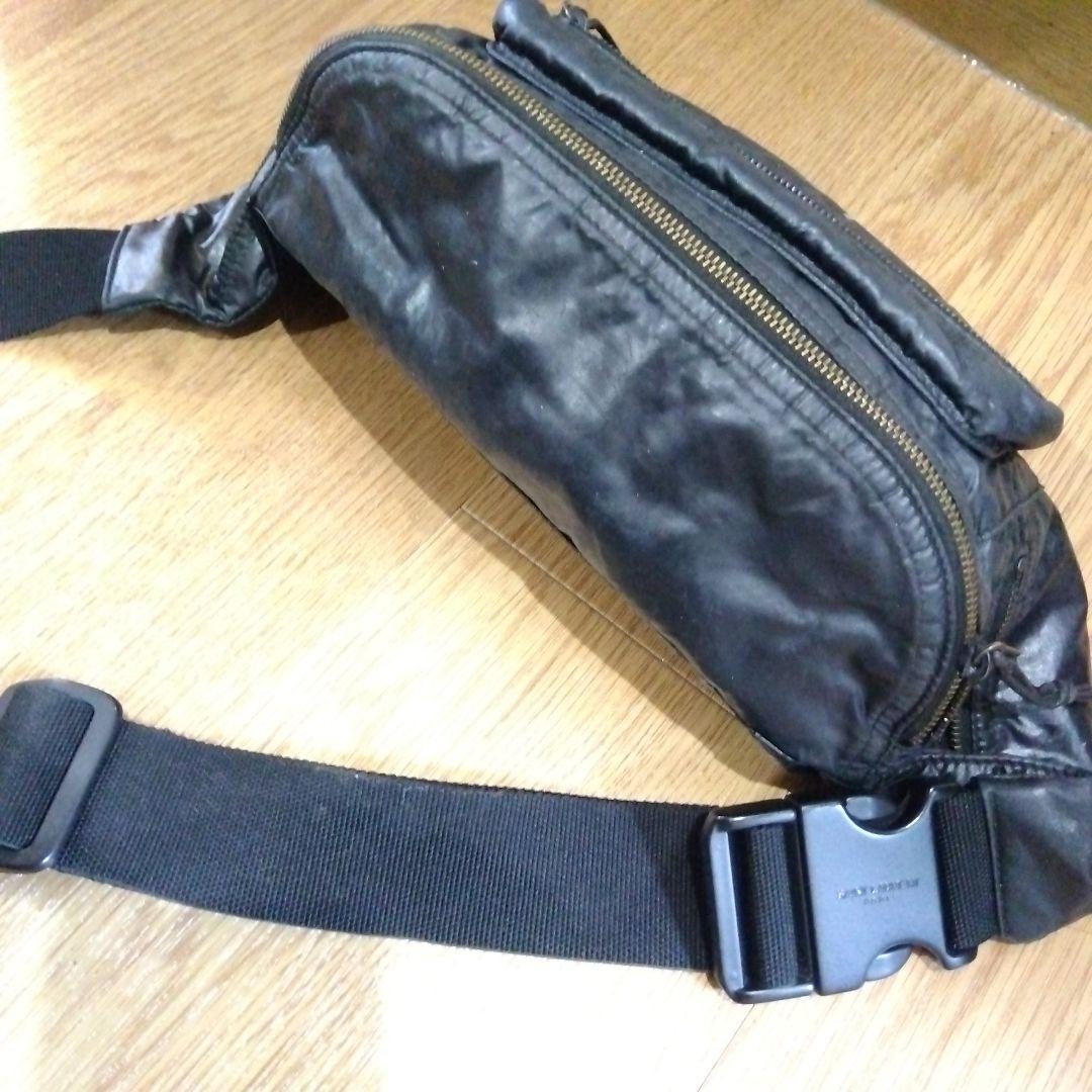 サンローラン　ウエストポーチ　ボディバッグ　ヌックス　黒