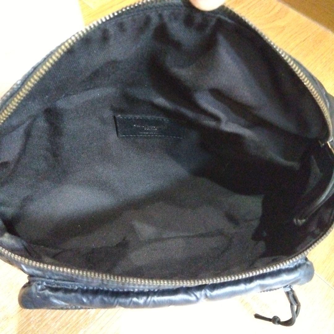 サンローラン　ウエストポーチ　ボディバッグ　ヌックス　黒