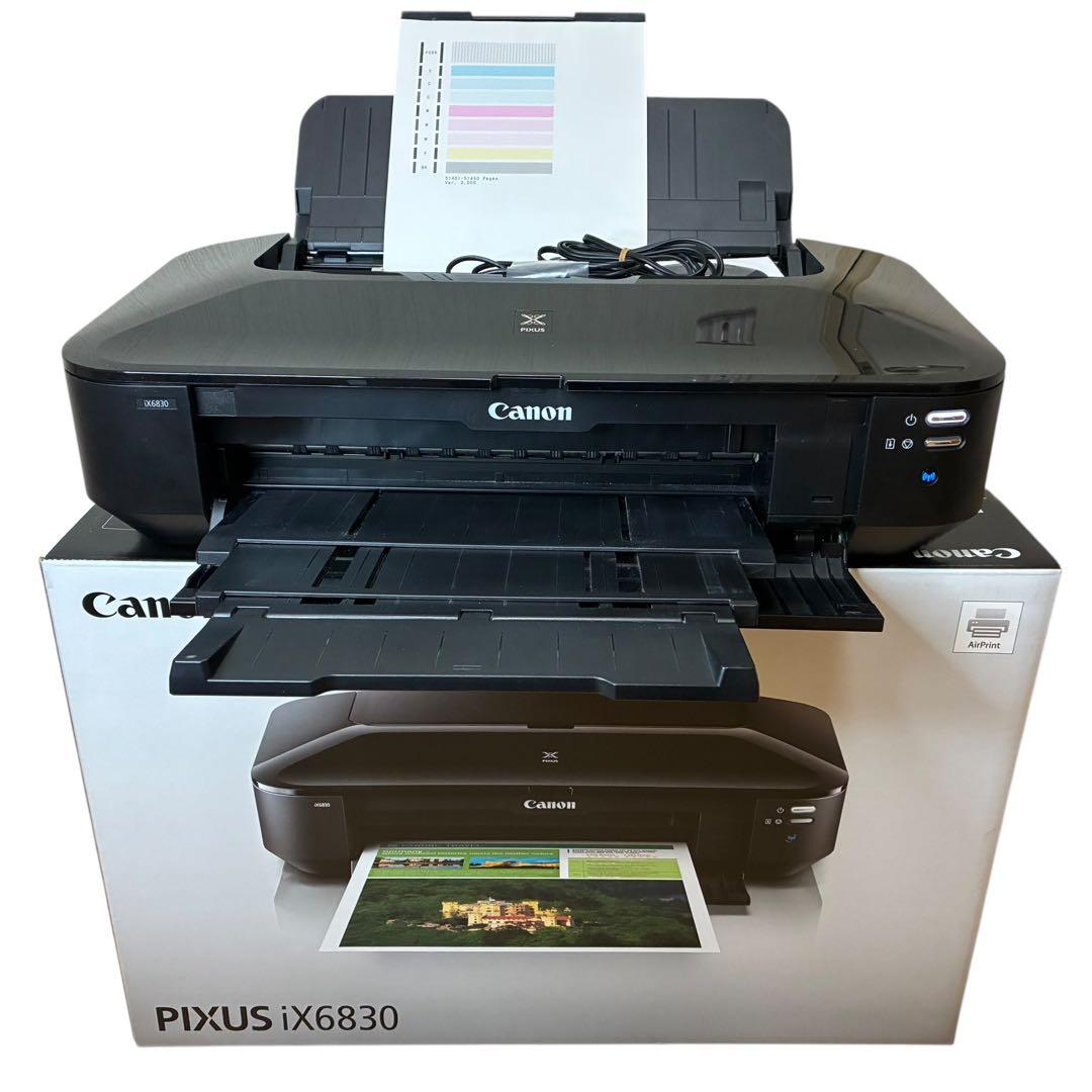 ✨Canon PIXUS iX6830 A3対応 純正インク 電源.USB付き②