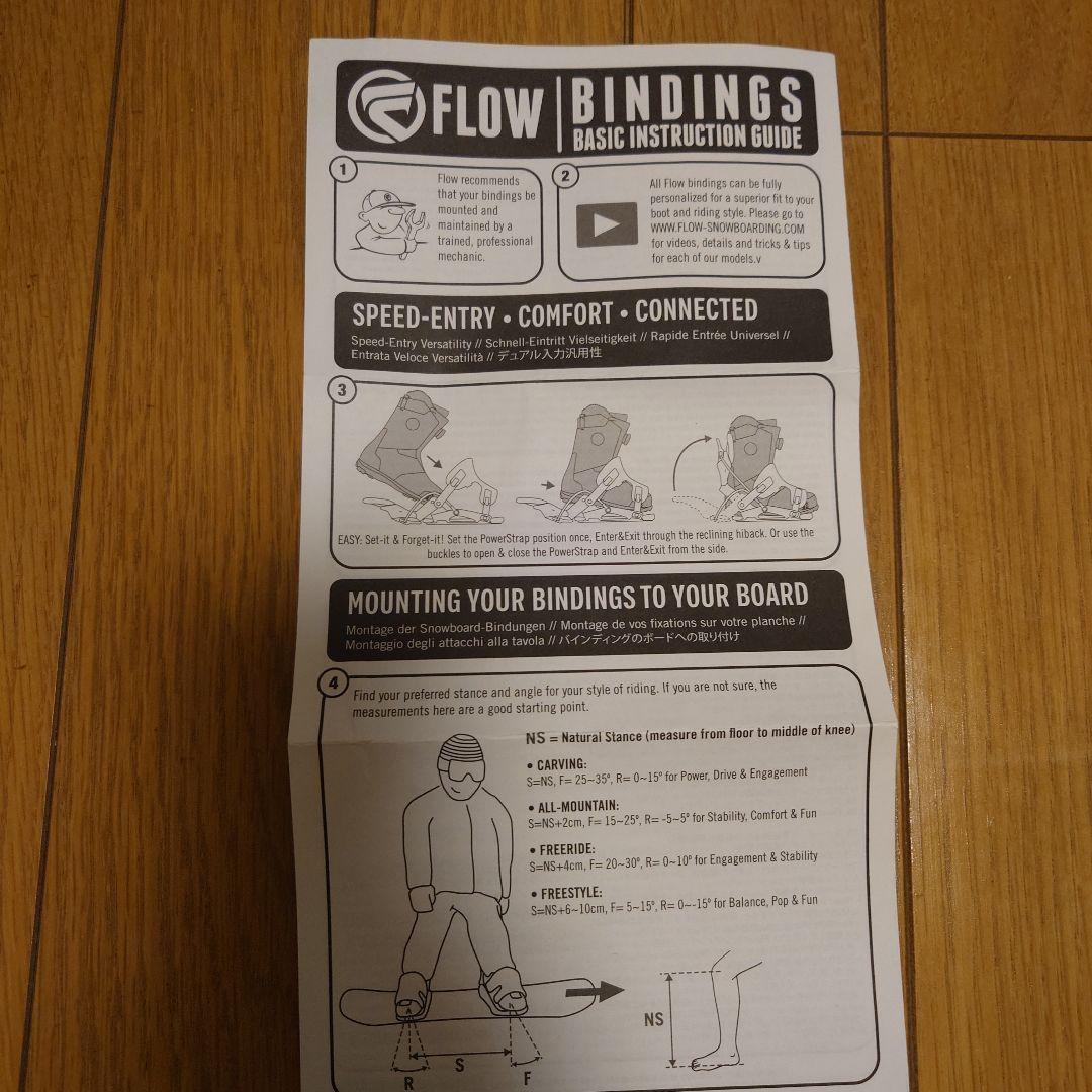 FLOW FIVE スノーボードバインディング ブラック