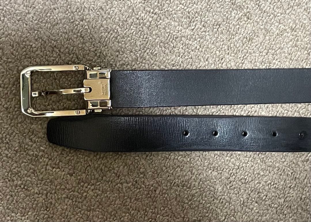 モンブラン ベルト マイスターシュテック 本革ベルト　シルバー金具