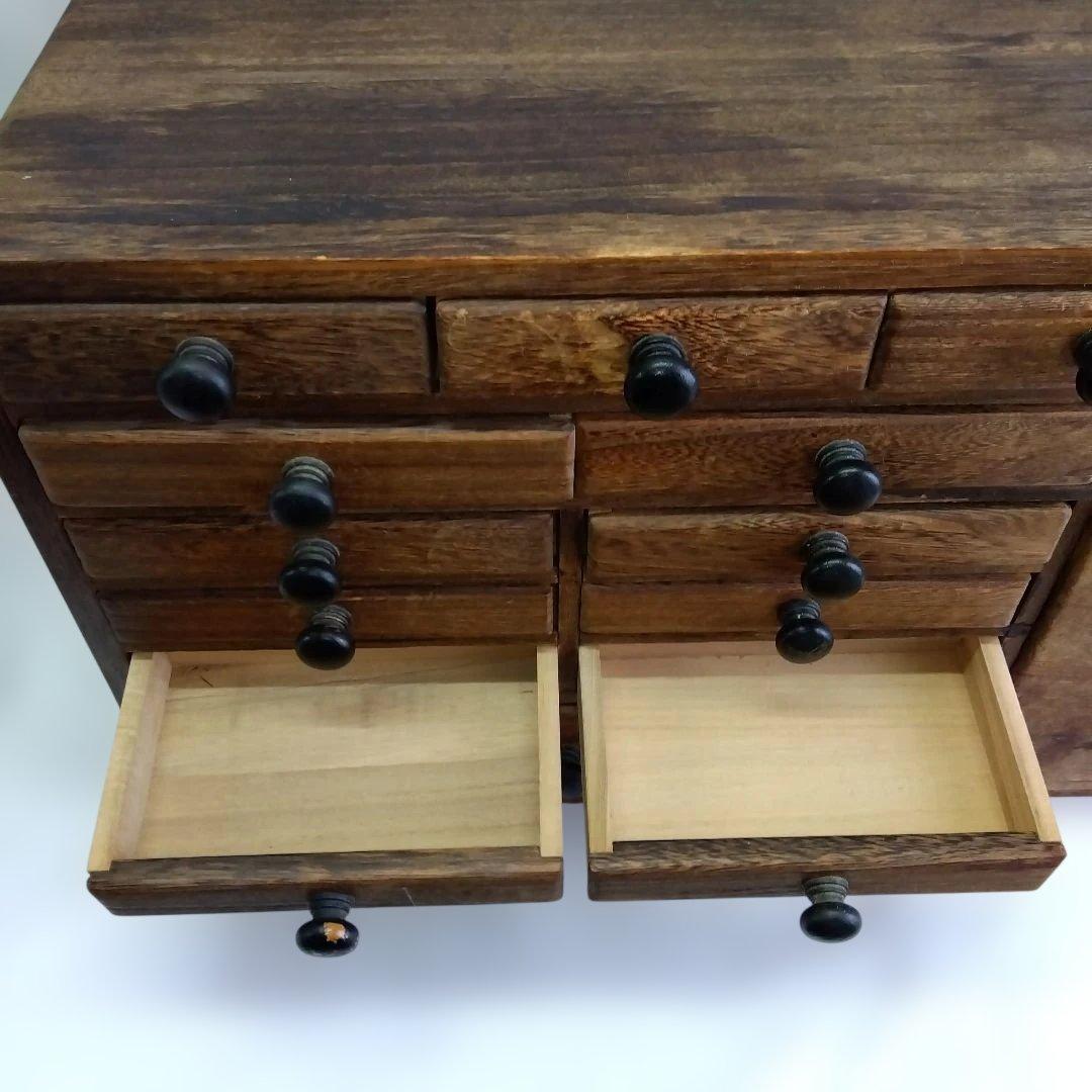 【ビンテージ】アンティーク家具 引き出し 小道具