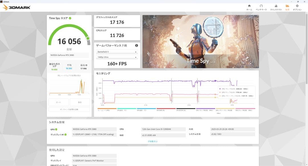 グラフィックボード・グラボ・ビデオカード NVIDIA GeForce RTX 3080 Founders Edition