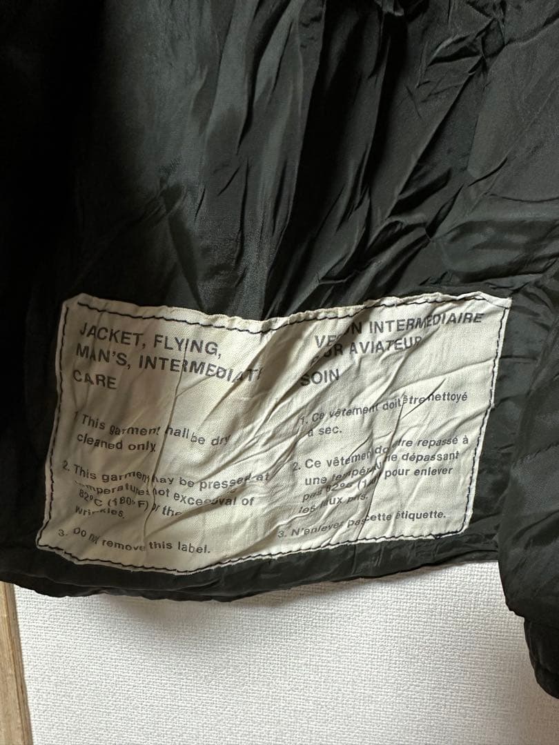 80s カナダ軍　RCAFジャケット　実物　飛行安全パッチ