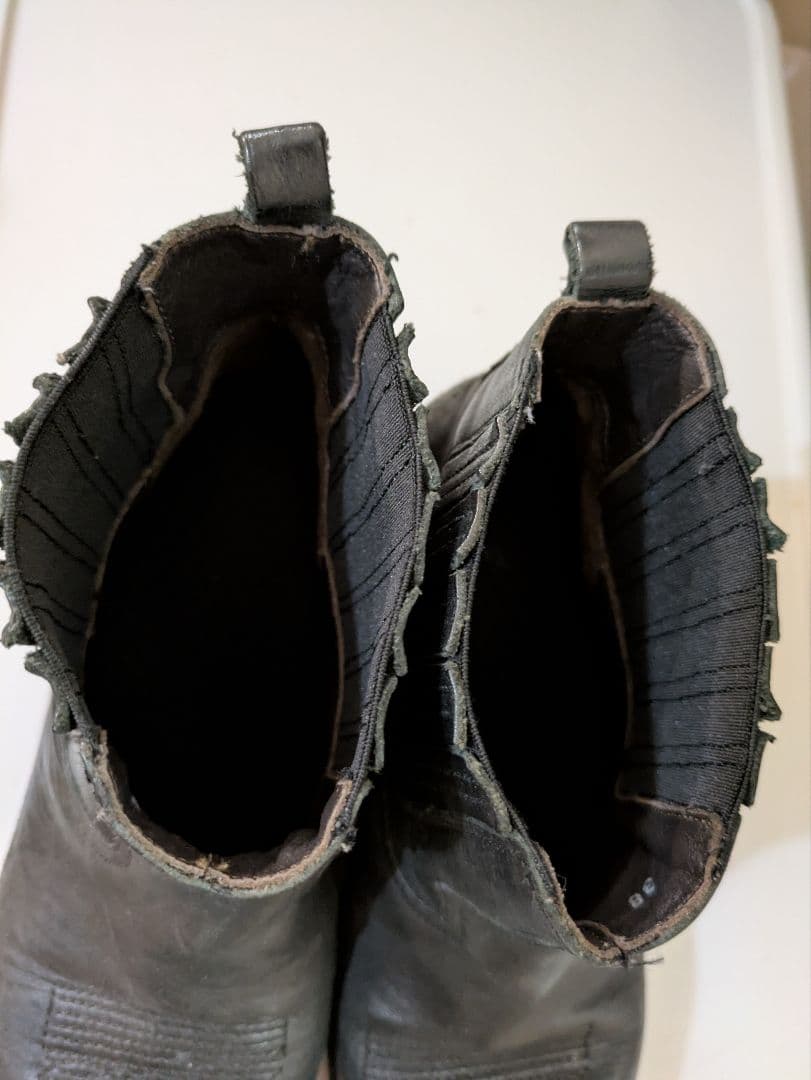 golden  レザーサイドゴアブーツ 38