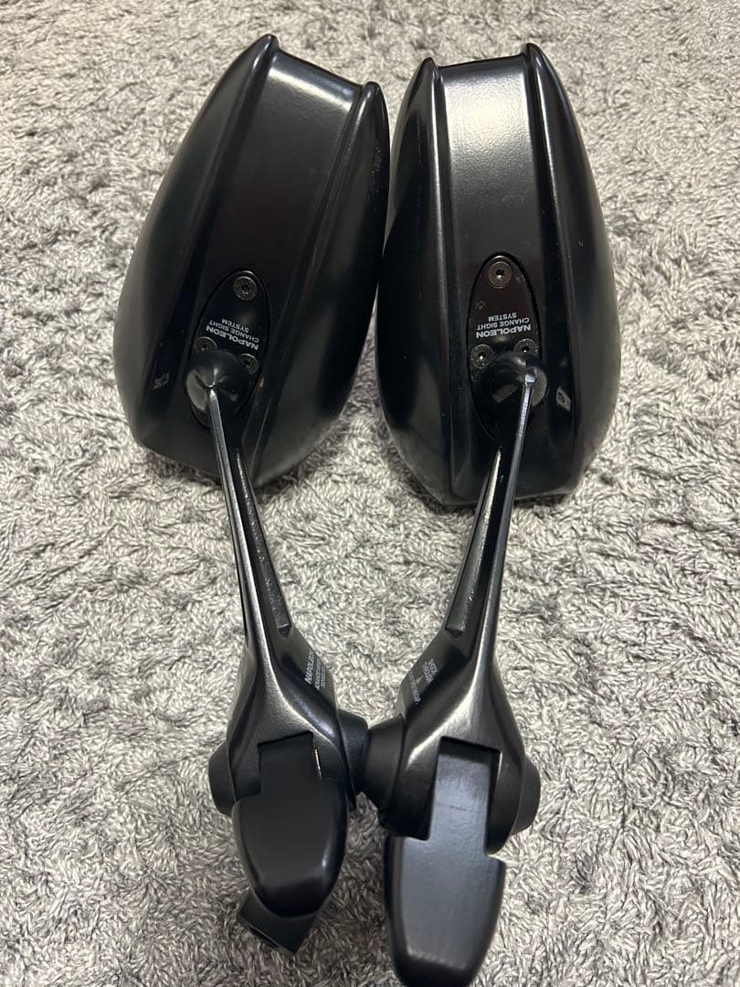 タナックス シャークミラー4 ブラック AOS4 左右セット