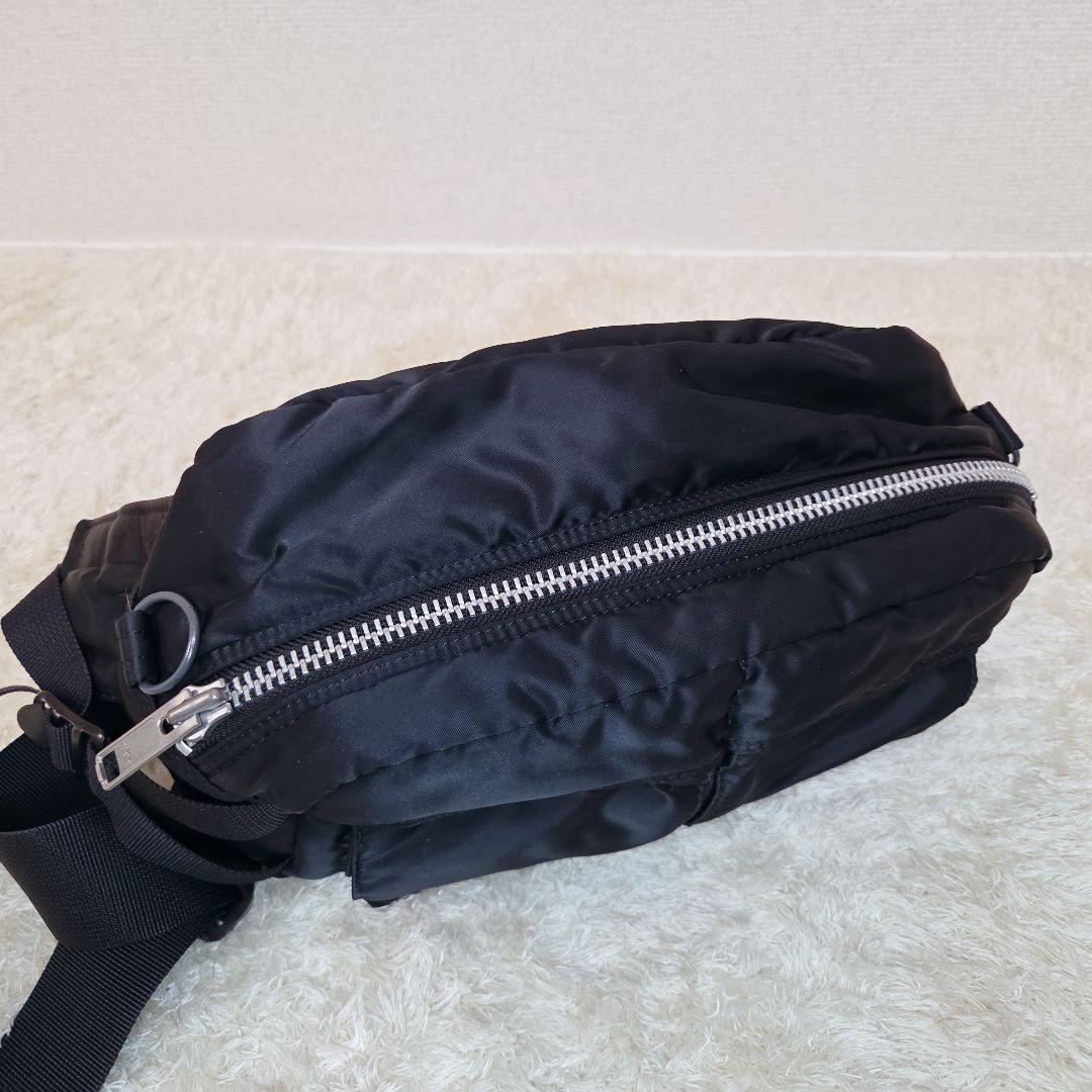 美品✨PORTER ポーター タンカー ウエストバッグ ブラック ボディバッグ