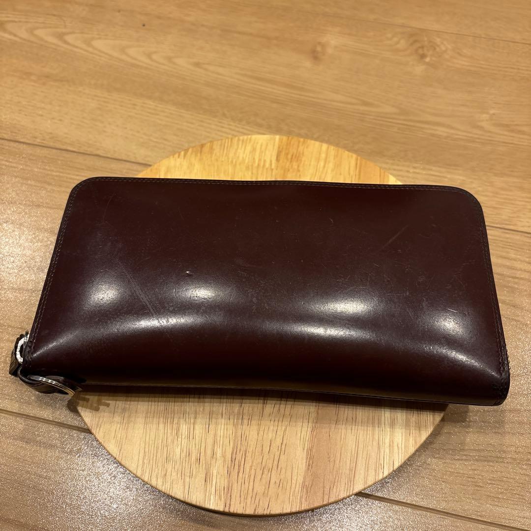 ポーター　吉田かばん　ダークブラウン レザー 長財布