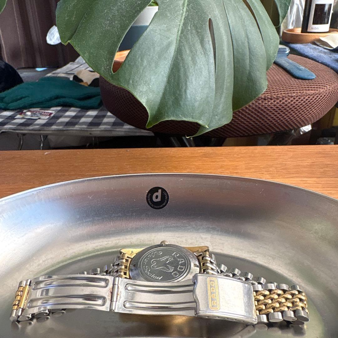 RADO ラドー ゴールド 時計 日付表示 ゴールデンホース自動巻き腕時計