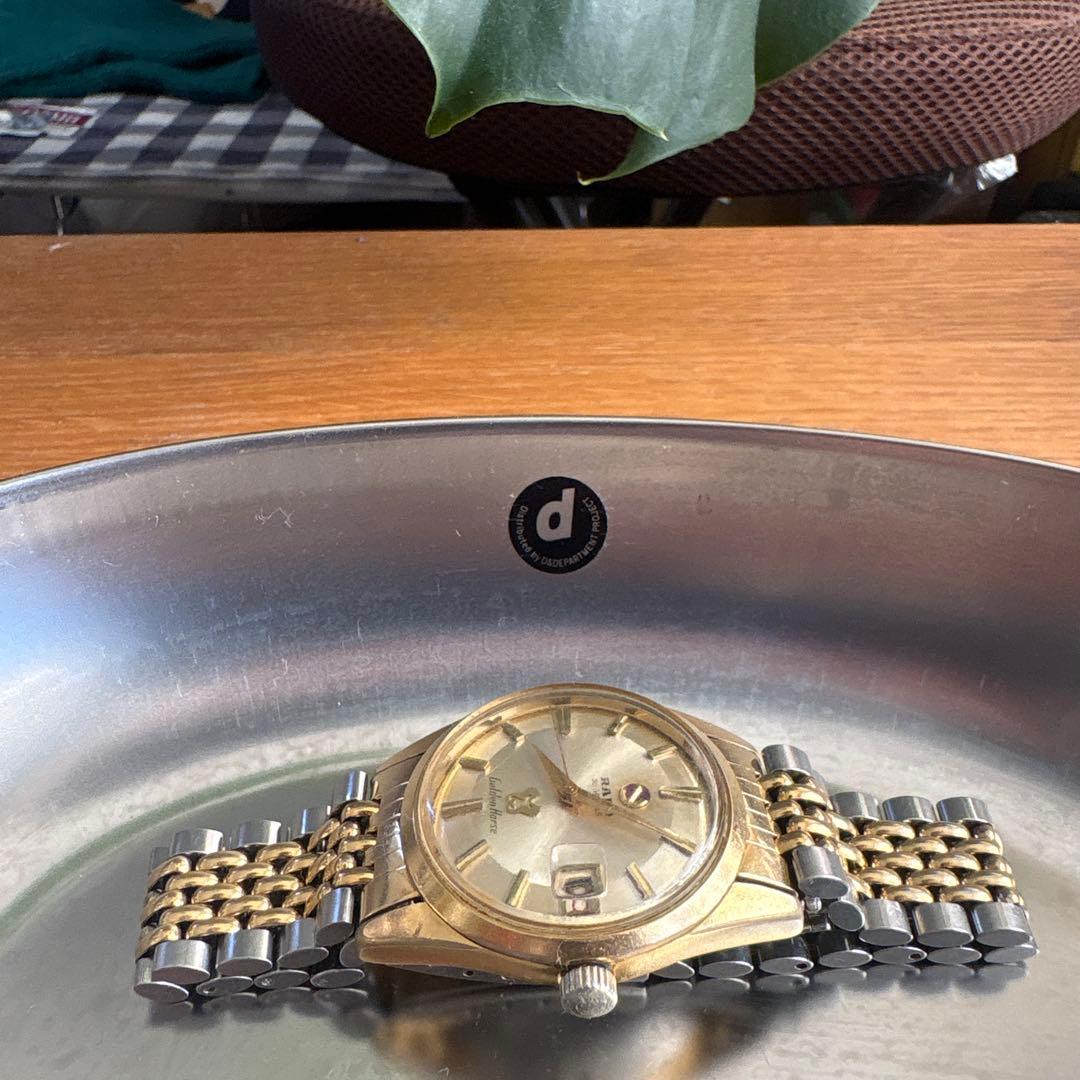 RADO ラドー ゴールド 時計 日付表示 ゴールデンホース自動巻き腕時計