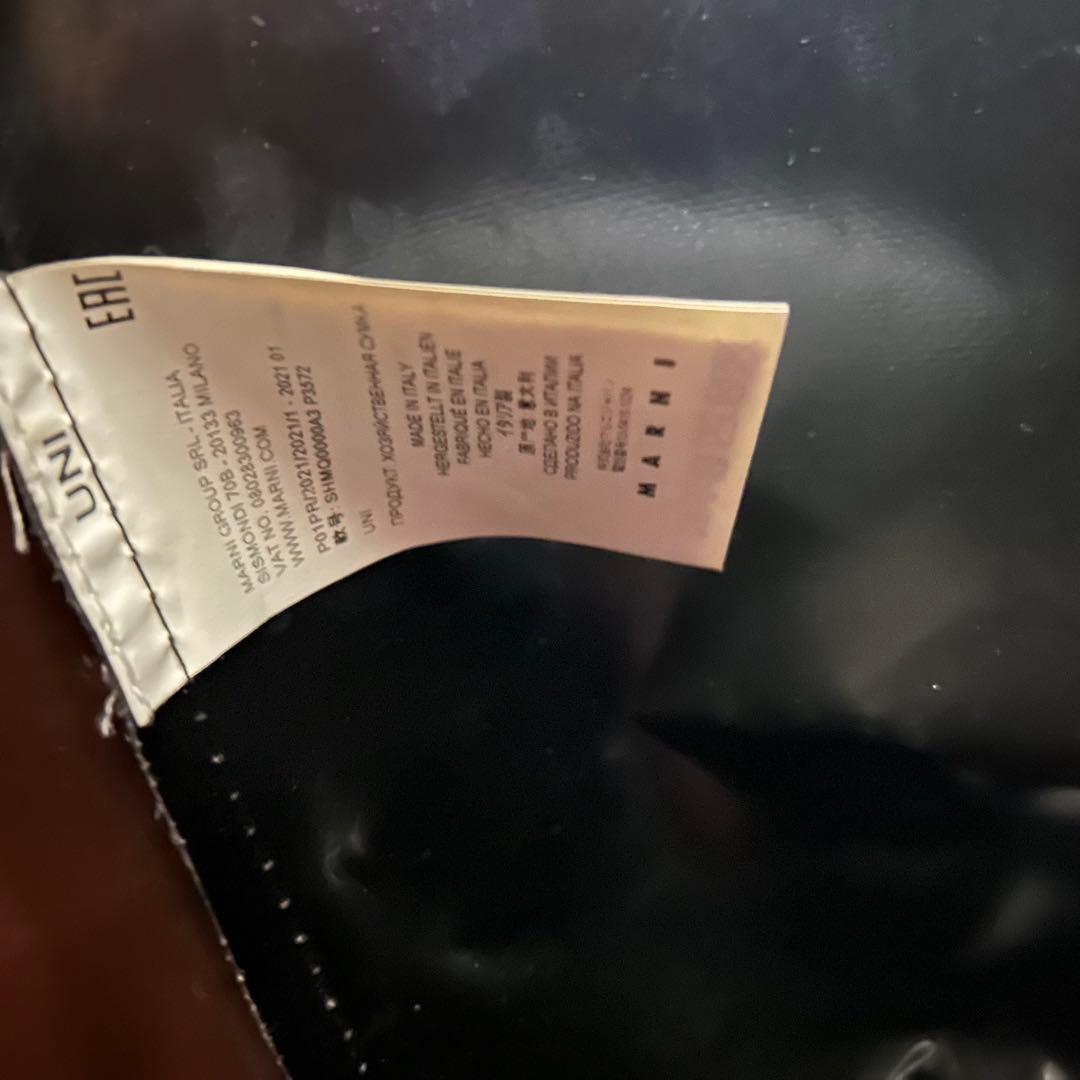 希少』MARNI PVC TRIBECA HORIZONTAL TOTE BAG