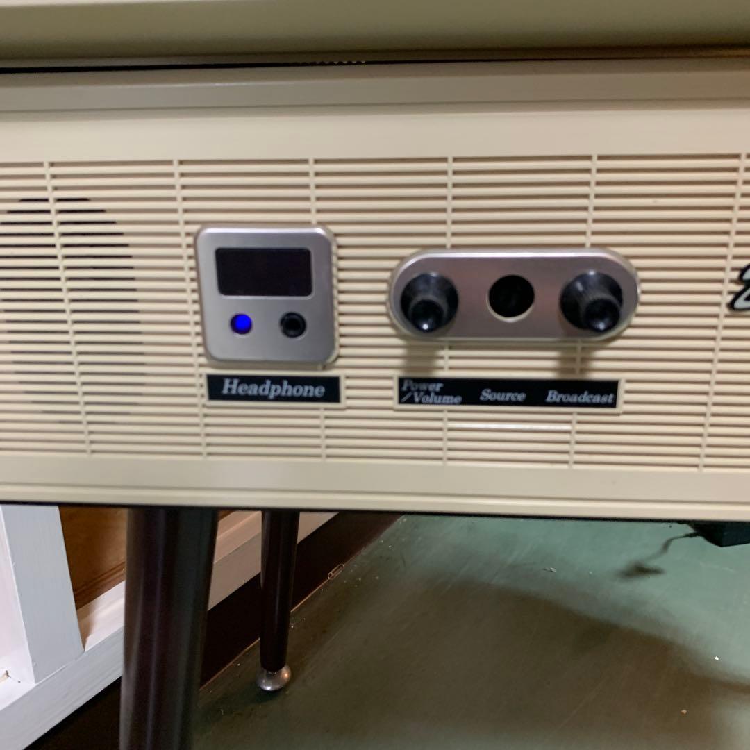 岸170 動作OK DOSHISHA VT-203-BR レトロ風テレビ