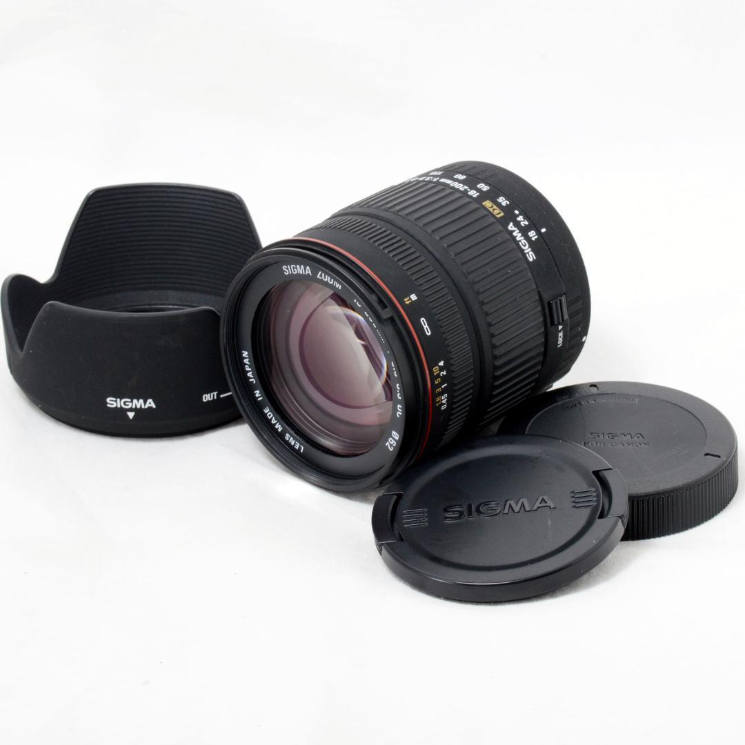 ⭐️良品⭐️SIGMA シグマ DC 18-200mm 3.5-6.3 キヤノン