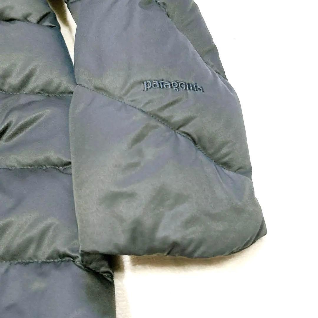 未使用級美品✨　パタゴニア　ダウンコート　最高級　グレー　光沢　ロング