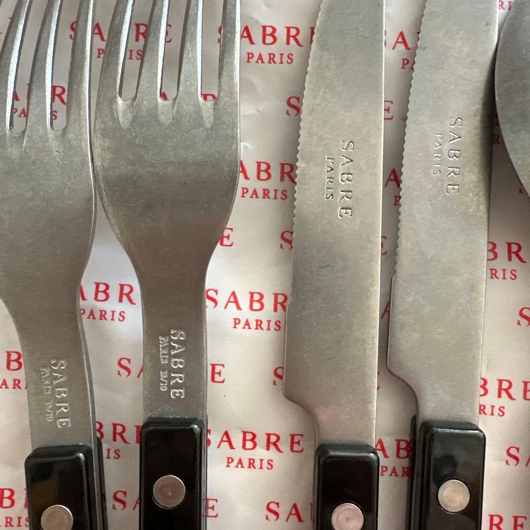 SABRE PARISカトラリーセット ブラック