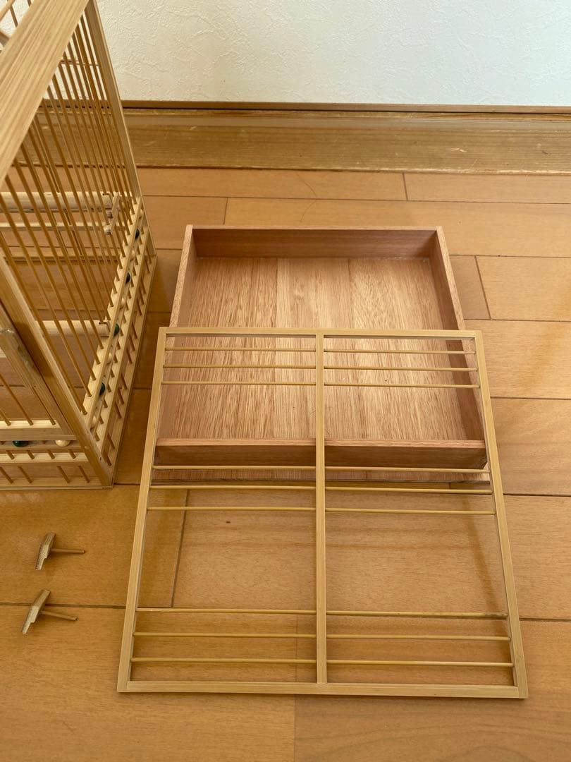 ⭐️限定値下げ　鳥籠　手作り　竹細工　工芸　匠⑤