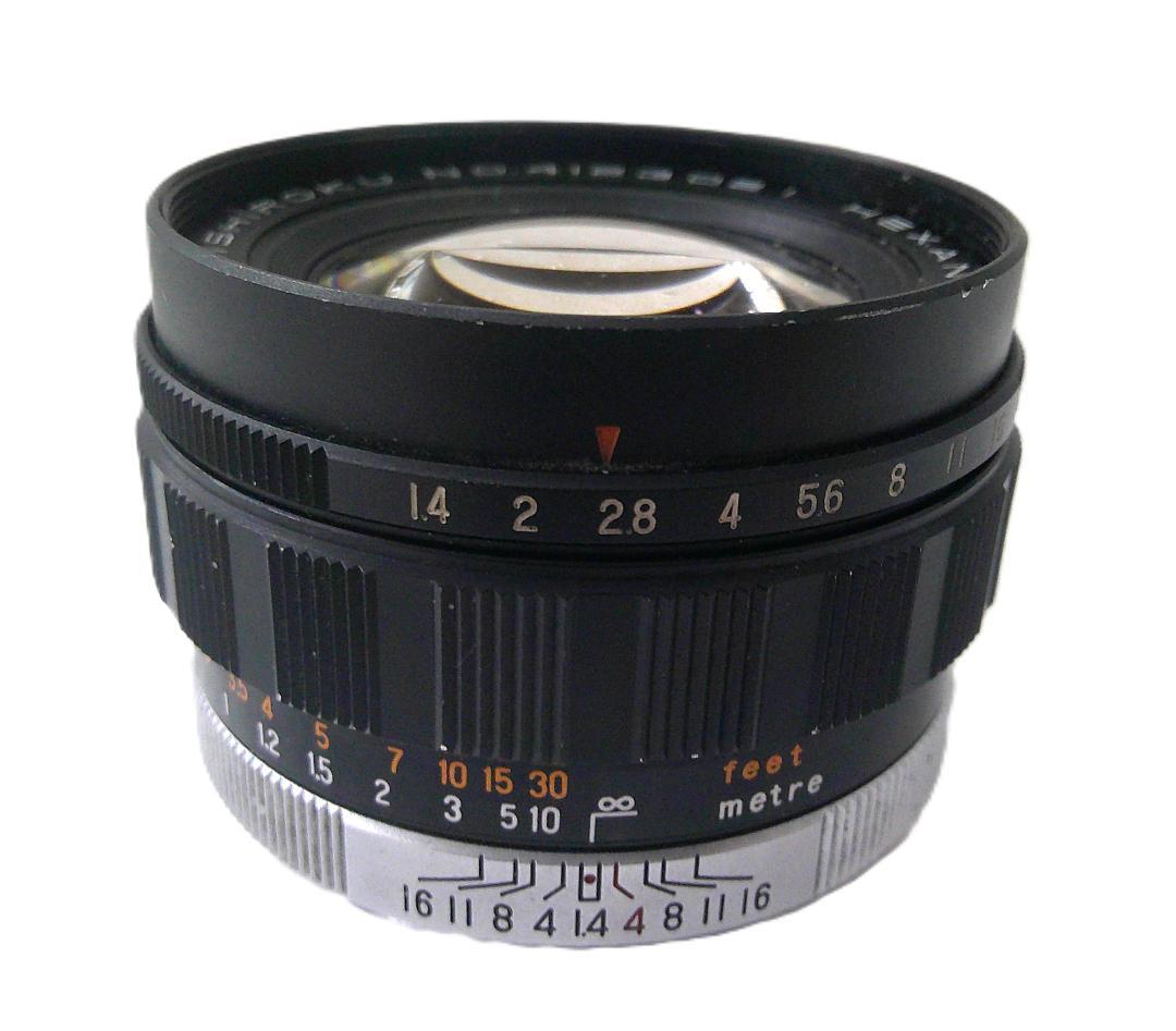 ★小西六 KONISHIROKU HEXANON 52mm F1.4 レンズ★