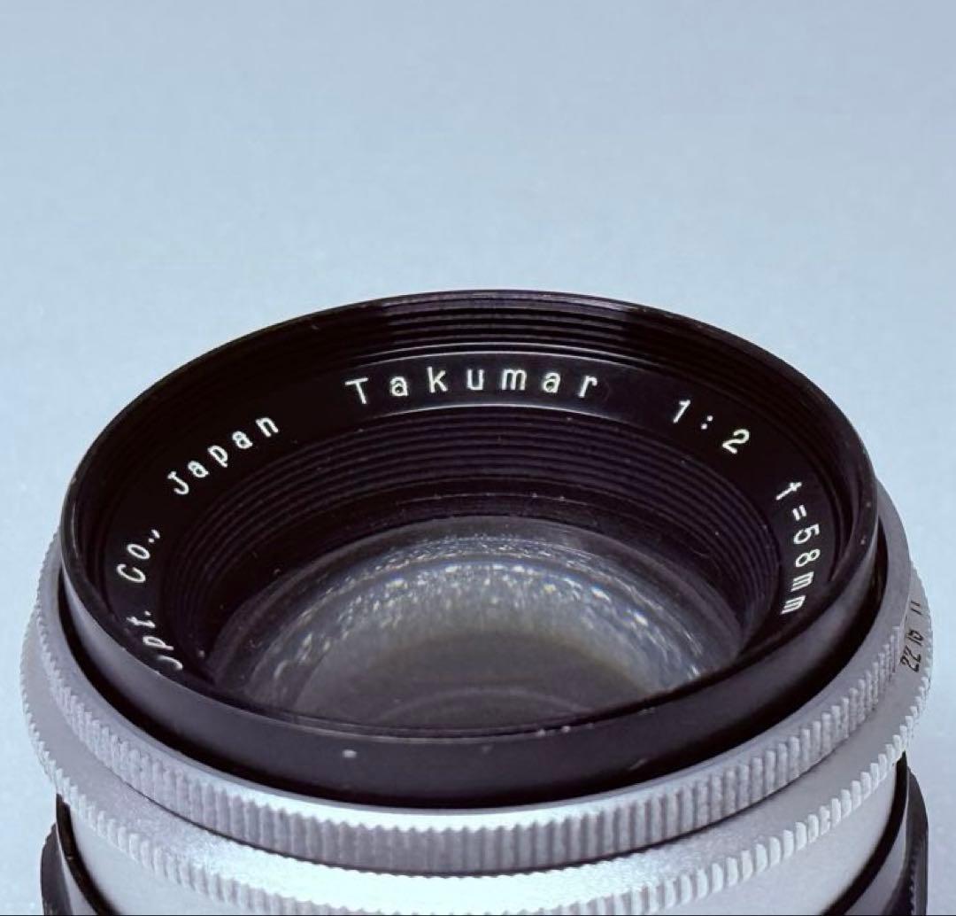 Asahi Pentax AP Takumar 58mm F2 各種動作良好