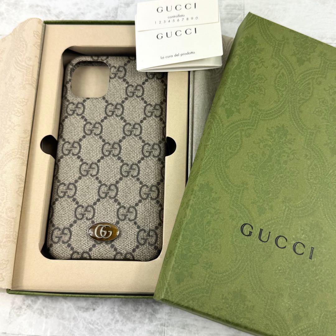 未使用に近い GUCCI iPhoneケース　iPhone11promax