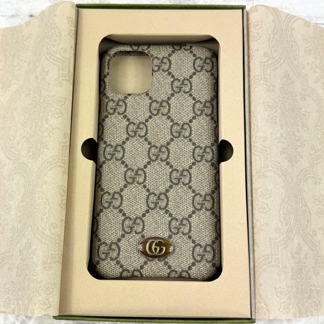 未使用に近い GUCCI iPhoneケース　iPhone11promax