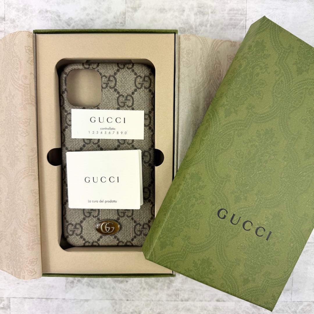 未使用に近い GUCCI iPhoneケース　iPhone11promax