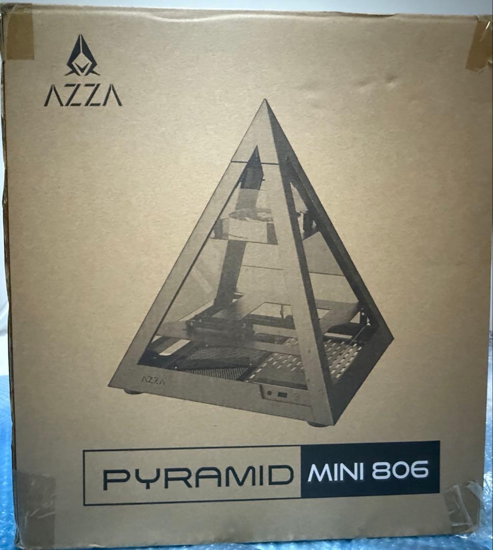 AZZA ピラミッド型(三角形) pcケース　未開封・未使用(ジャンク)