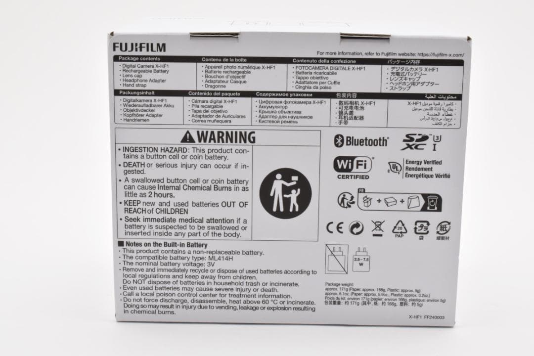 未使用品 FUJIFILM X half X-HF1 チャコールシルバー